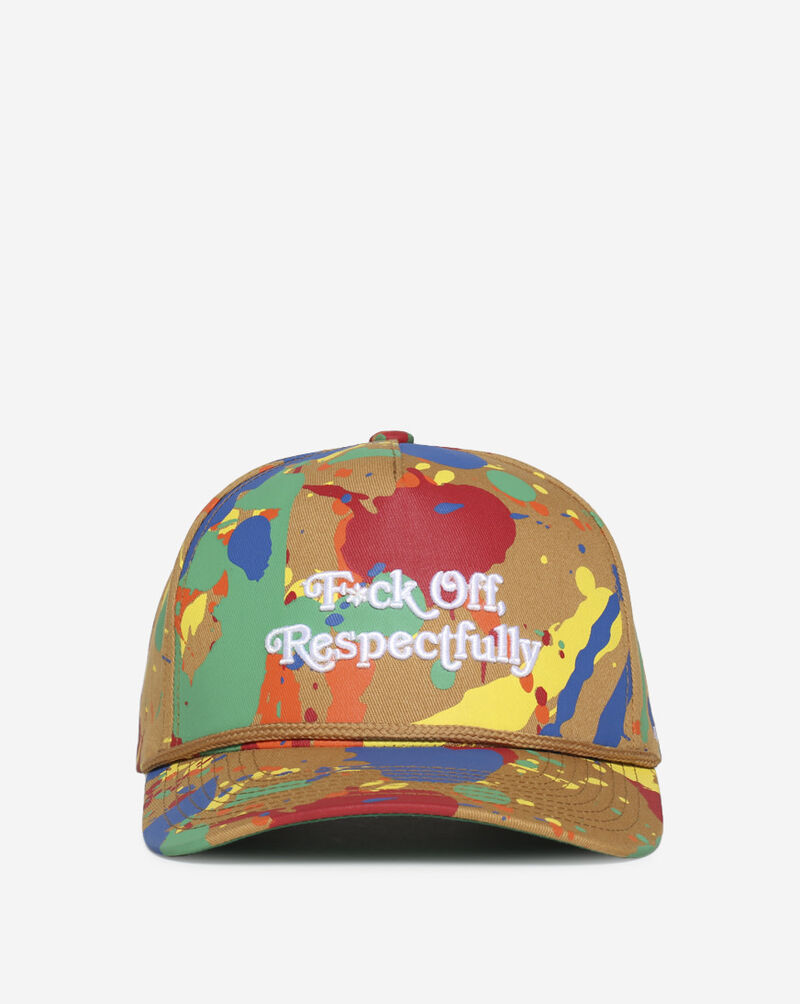 Field Grade F Off Respectfully Trucker Hat 1004060 Multi 2