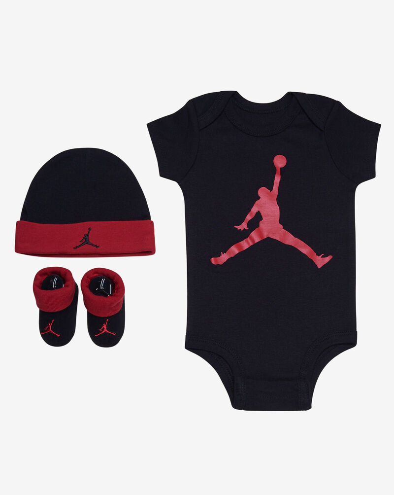Shop Jordan Infant Jumpman Print 3 Piece Box Set LJ0041KR5 red
