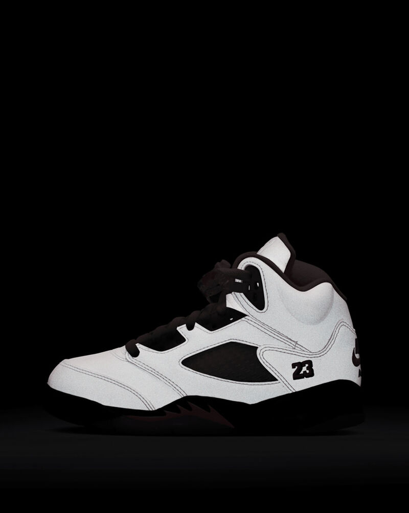 Jordan Big Kids' Air Jordan 5 Retro HQ7980-102 White 9