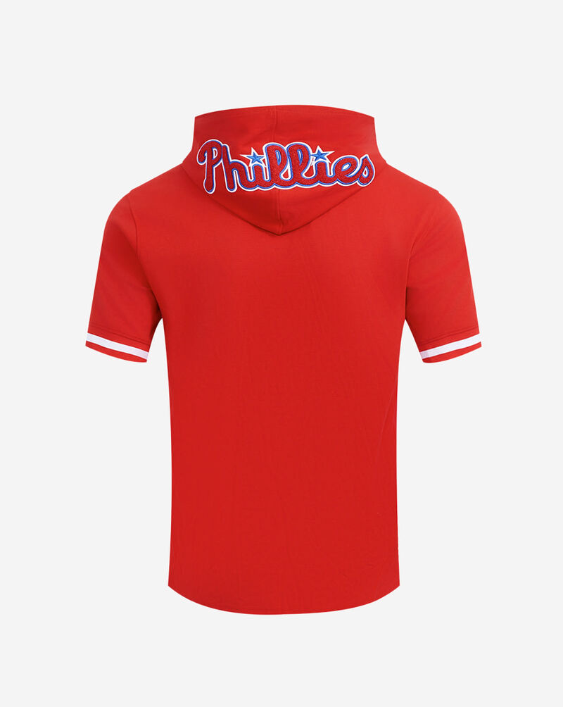 PRO STANDARD Philadelphia Phillies Bryce Harper #3 Sort Sleeve Classic Short Sleeve Pull Over Hoodie LPH1315407-RED Red 2
