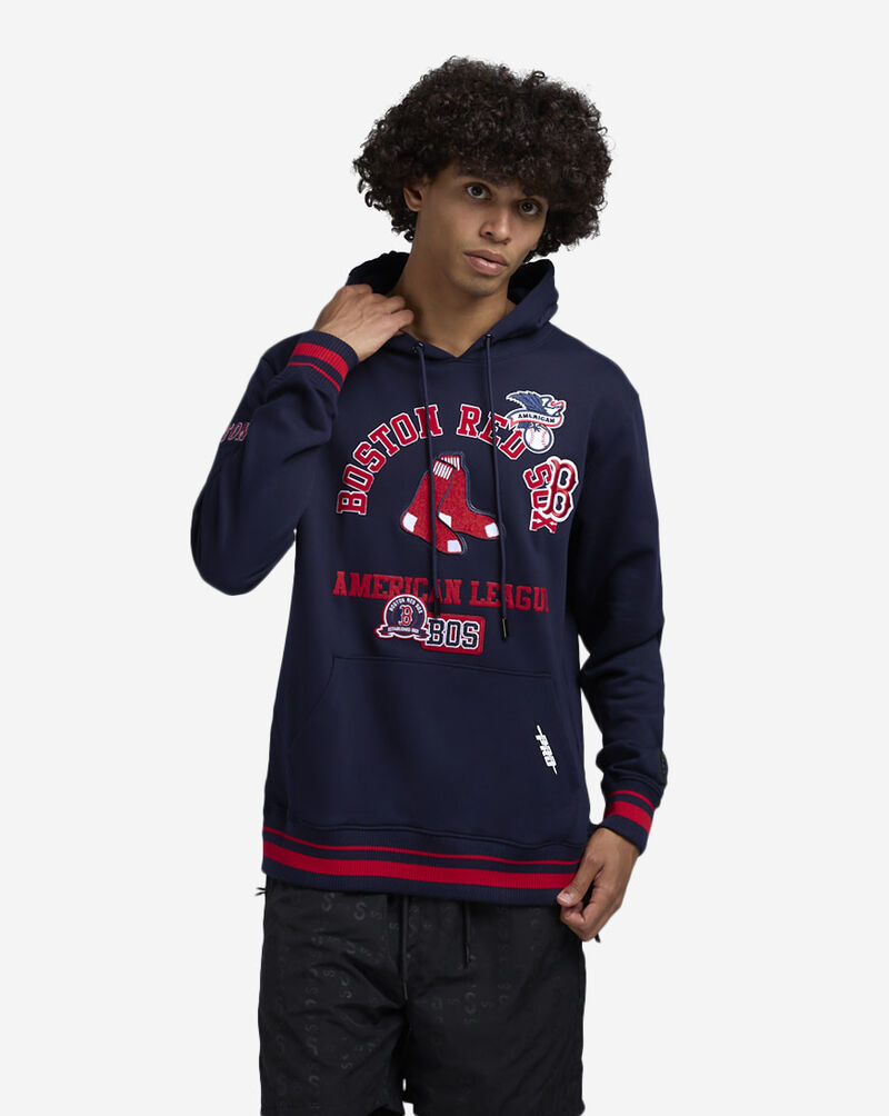 PRO STANDARD Boston Red Sox Pro Area Code Hoodie LBR5314659-MRM Blue 1