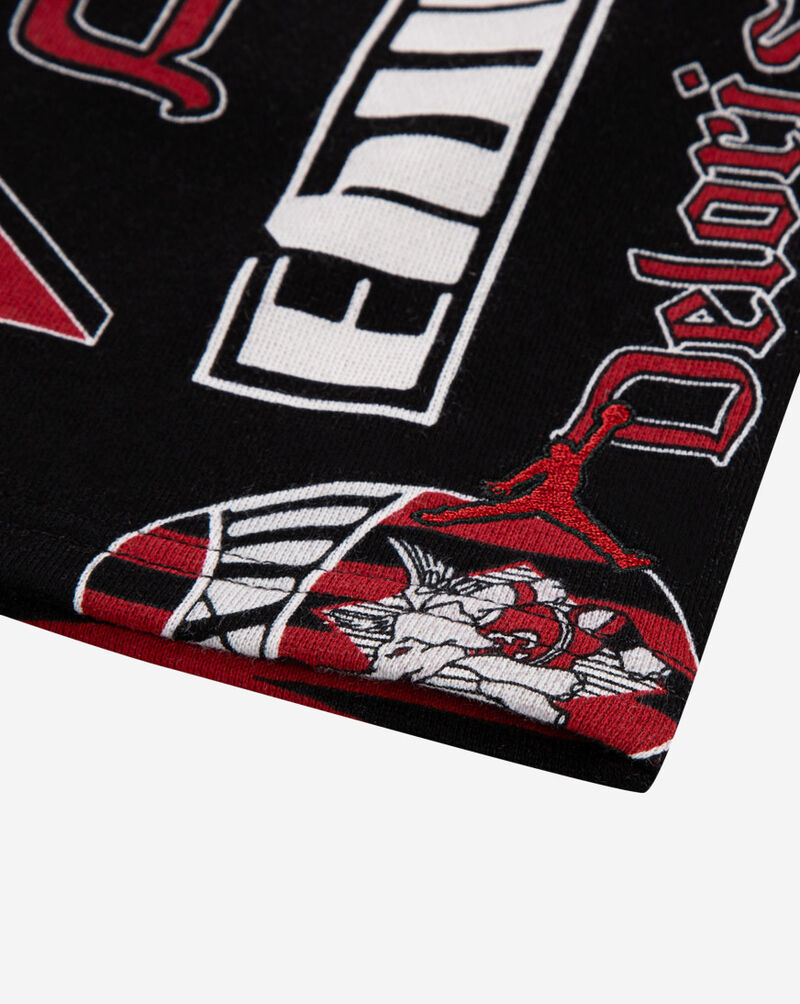 Jordan Big Kids' AOP Fleece Shorts 95D603-023 Black 2