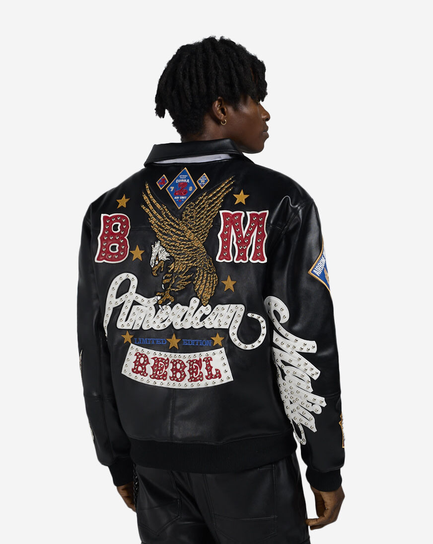 Shop Bag Mafia Rebel Jacket BM60001-BLK black | SNIPES USA