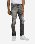 Decibel Slim Rip and Repair Jeans JP24108SN-GRY Grey 1