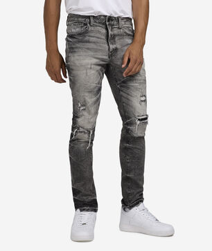 Slim Rip and Repair Jeans