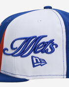 New Era 59Fifty New York Mets Wave Script Fitted Hat 60949343 Blue 2