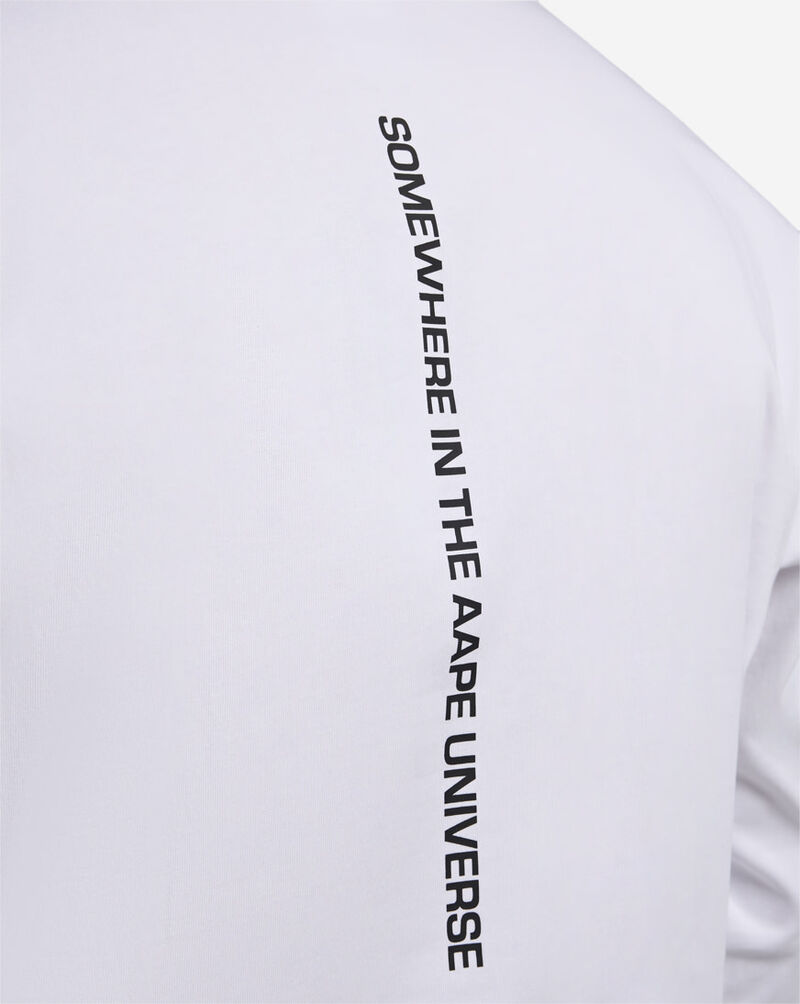 AAPE Cotton Jersey Long Sleeve Tee AAPLTM1716XXP-WHX White 3