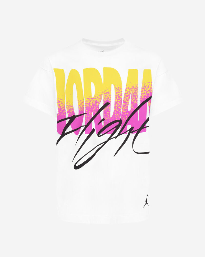 Jordan Big Kids' Flight Rise Tee 45D173-001 White 1