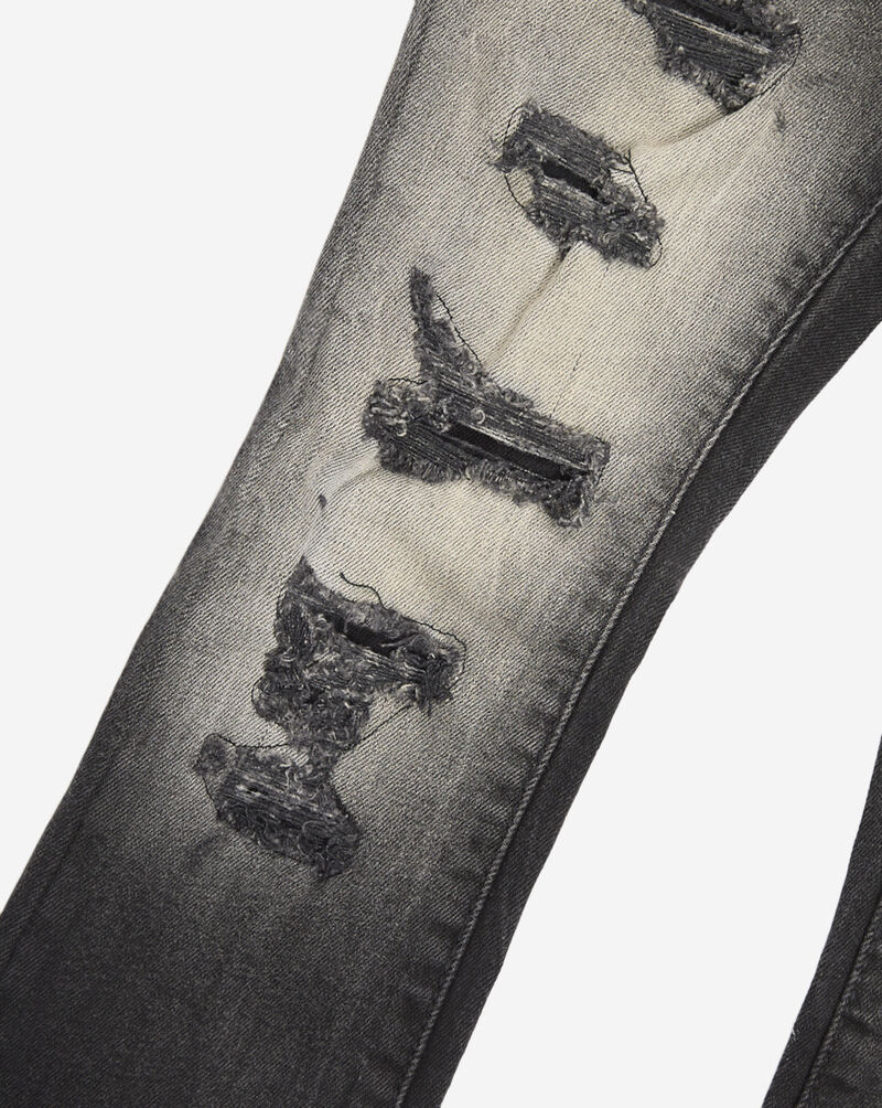 Kids' Distressed Stacked Denim