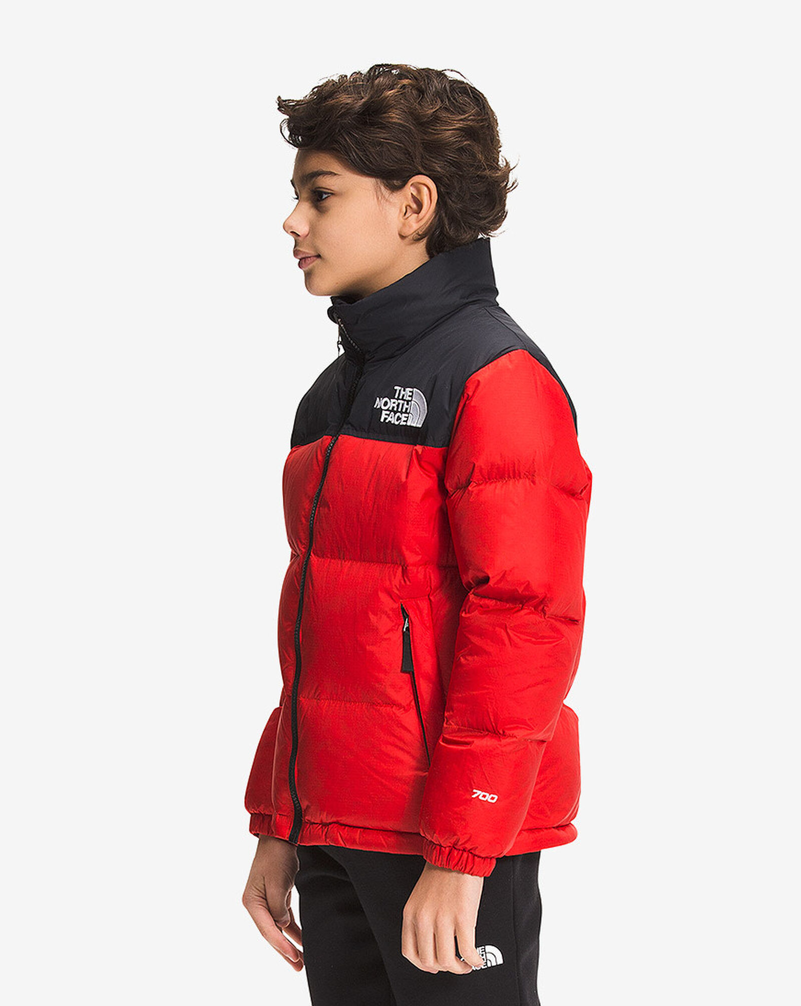 north face red nuptse jacket