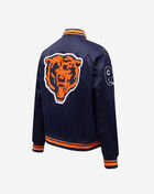 PRO STANDARD Chicago Bears Retro Classic Rib Satin Jacket  FCHU44000-MOM Blue 3