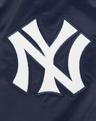 Big Boys' New York Yankees Retro Classic Rib Satin Jacket