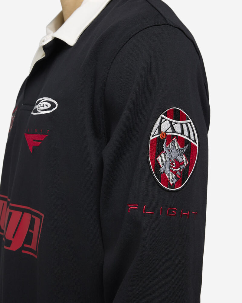 Jordan Essentials Long-Sleeve Rugby Top HF9323-010 Black 3