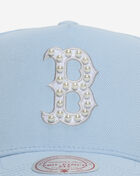 Mitchell  Ness Boston Red Sox Pro Pinch Pearls Snapback Hat HP19138-BRSBLUE Blue 2