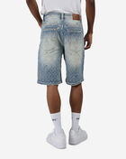 Decibel Allover Embellished Denim Shorts DECWB498-BLU Blue 2