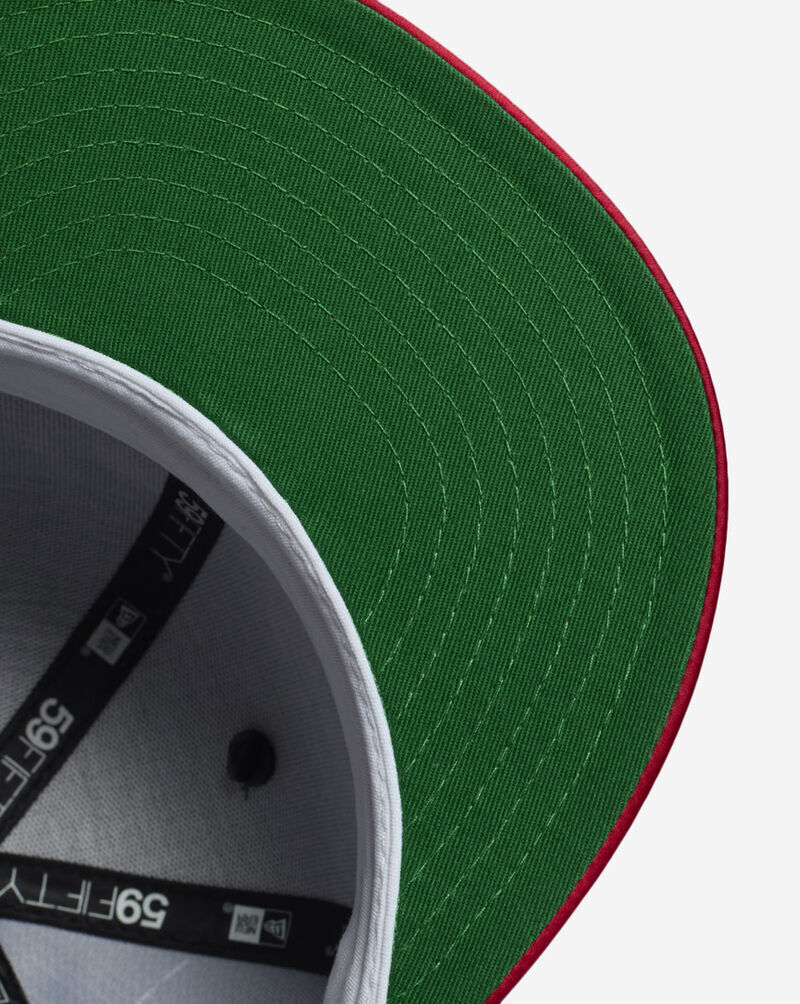 New Era 59Fifty Atlanta Braves Satin Fitted Hat 60623199 Blue 4