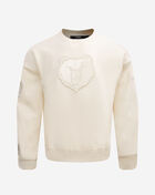 Memphis Grizzlies Neutral Drop Shoulder Fleece Crewneck