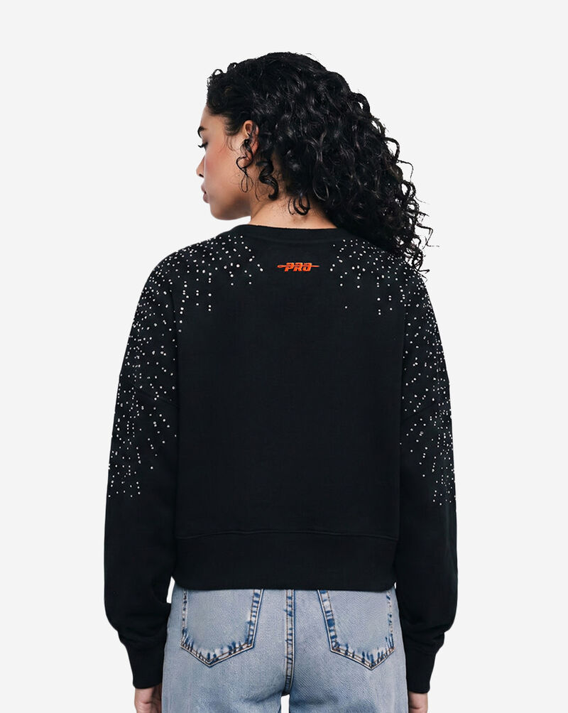 PRO STANDARD New York Knicks Legacy Fleece Crewneck BNKC516647-BLK Black 2