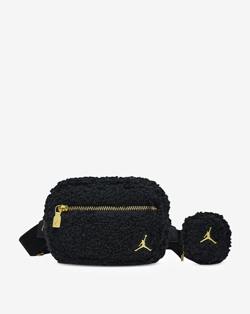 Jordan JAM Monogram Sherpa Camera Bag WA9166-G0T Black 1