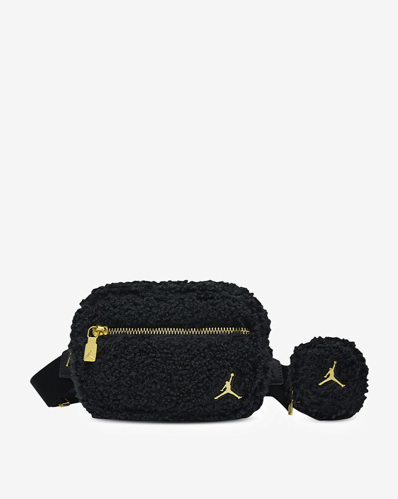 Jordan JAM Monogram Sherpa Camera Bag WA9166-G0T Black 1