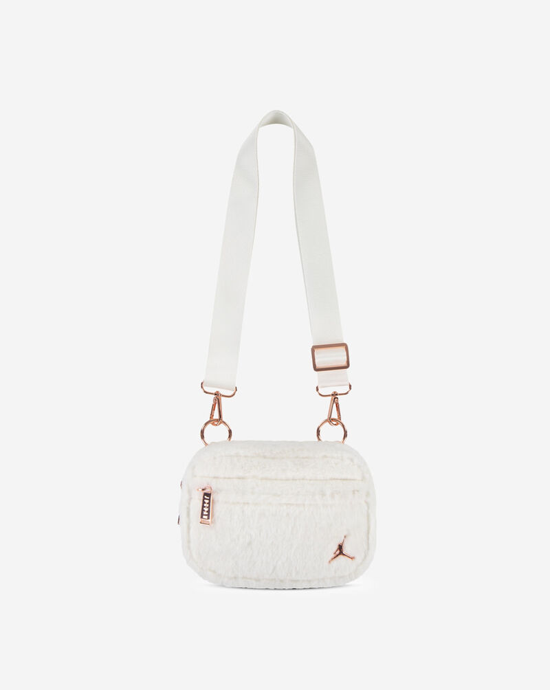 Jordan Faux Fur Camera Bag 4A9007-782 White 1