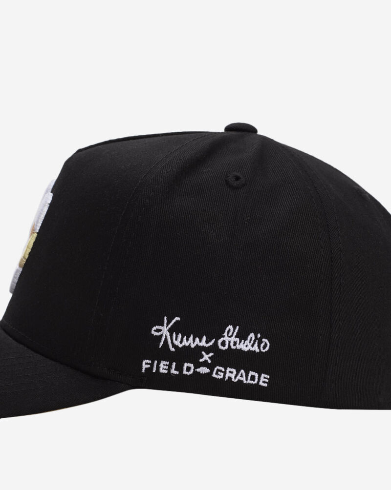 Field Grade Field Grade X Kurve Studio NY Is Healing Twill Trucker 1004649 Black 2