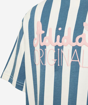 Girls Summer Glow Striped Shirt Dress
