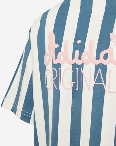 Girls Summer Glow Striped Shirt Dress
