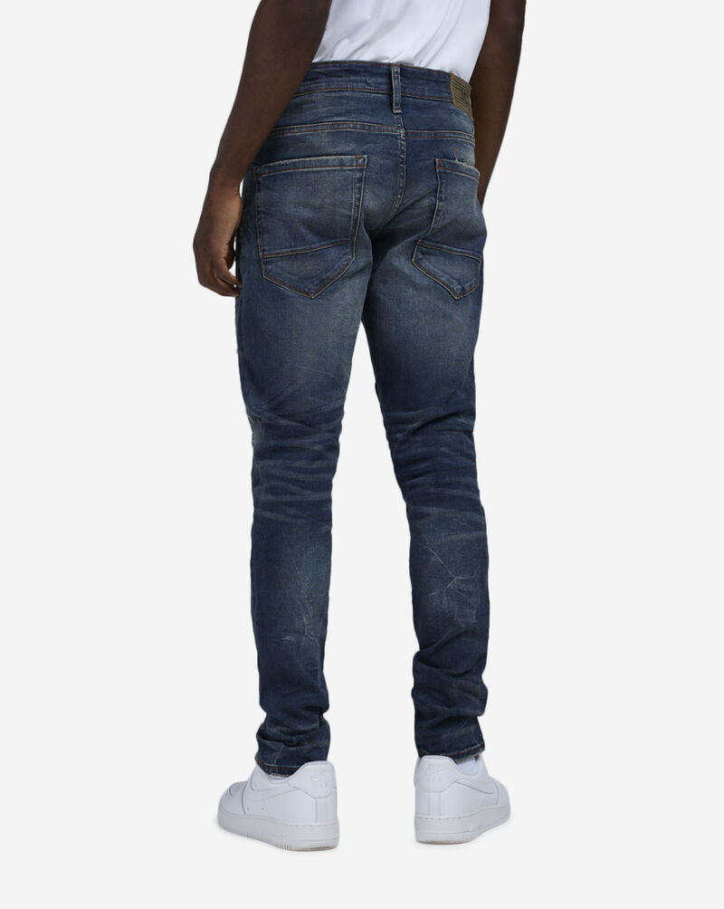 Jordan Craig Distressed 5-Pocket Rip and Repair Jeans JS1216-DEA Black 2