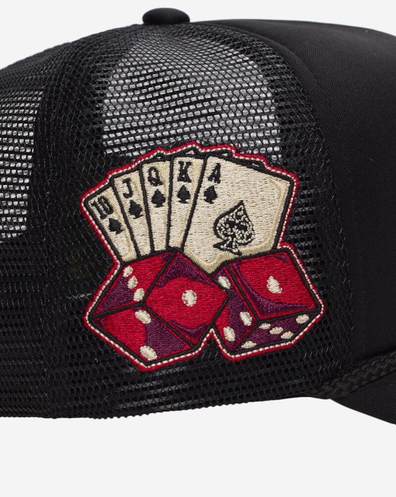 Field Grade Bad Luck Casino Foam Meshback Trucker 1005163 Black 2