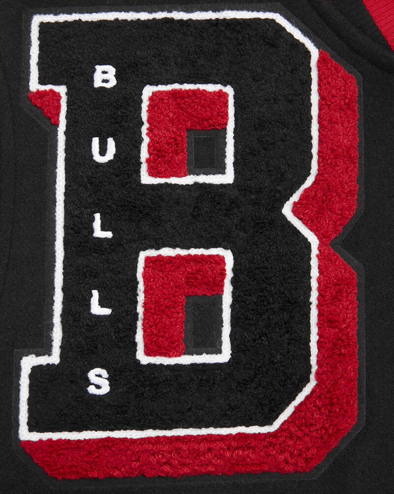 PRO STANDARD Chicago Bulls Mash Up Rib Wool Varsity Jacket  BCB6515750-BRK Black 4