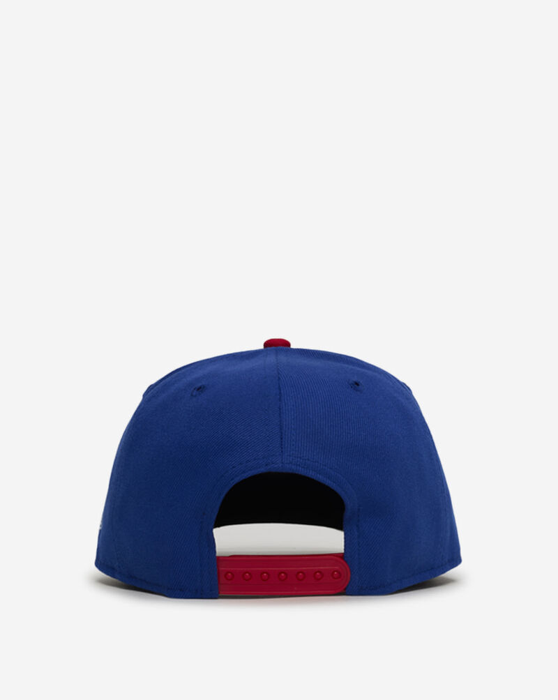 New Era 9Fifty Detroit Pistons Visor Scripts A-Frame Snapback Hat 60974192 Blue 3