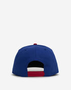 New Era 9Fifty Detroit Pistons Visor Scripts A-Frame Snapback Hat 60974192 Blue 3