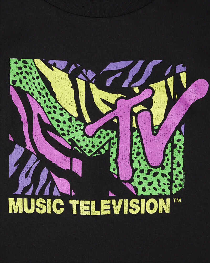 Graphic Tees Grade School MTV Animal Tee MTV527 Black 2