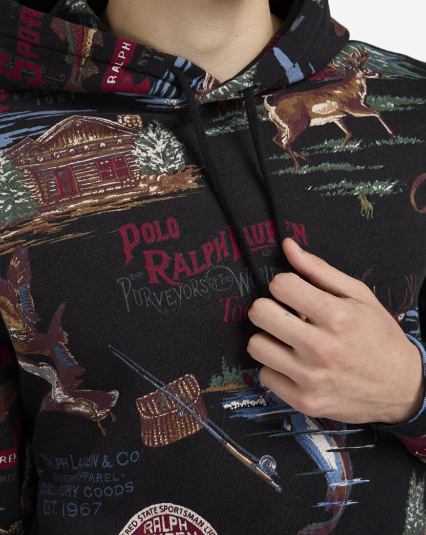 Shop Polo Ralph Lauren Polo Sportsman Fleece Hoodie 710980790001