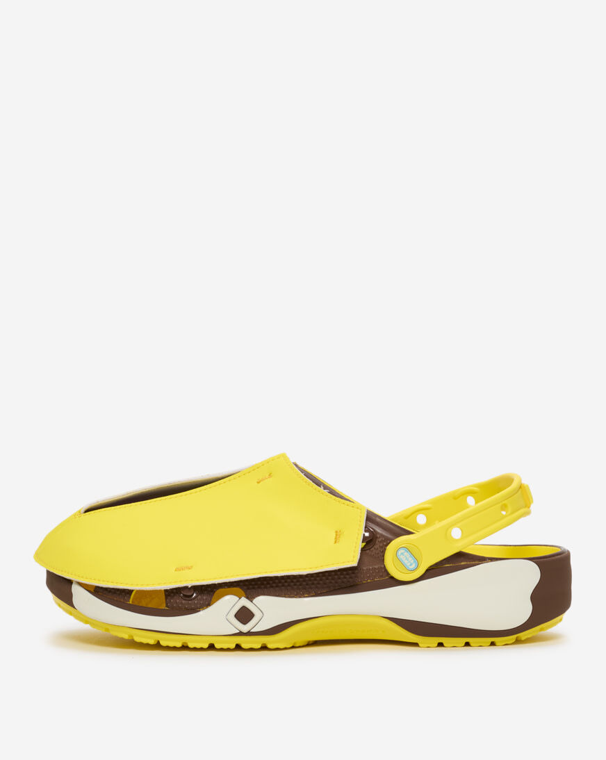 ショートブーツ・ブーティ CROCS Woman Flat ankle boots Yellow Cream 210673 OJI Crocs Stomp Shorty Boot Linen - Mar 2024 - 210673-0JI