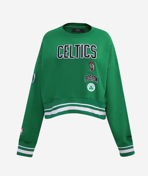Boston Celtics Retro Classic Rib Fleece Crewneck
