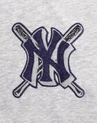New York Yankees Mash Up Rib Fleece Cropped Pull Over Hoodie