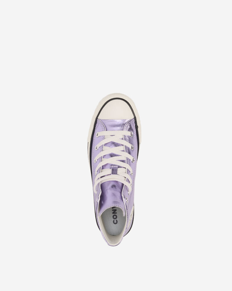 Converse Grade School Chuck Taylor All Star EVA Lift Canvas Platform A13449C Purple 7
