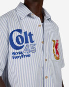 Preme Colt 45 Woven Shirt PRWT122-BLU Blue 3