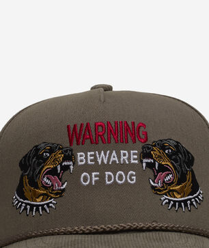 Beware Of Rotty Twill Corduroy Trucker Hat