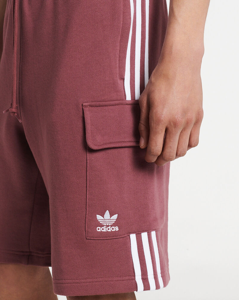 Shop adidas 3 Stripes Cargo Shorts HC1907 red SNIPES USA