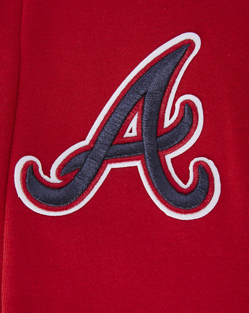 PRO STANDARD Atlanta Braves Classic Fleece Sweatpant LABG34345-RED Red 4