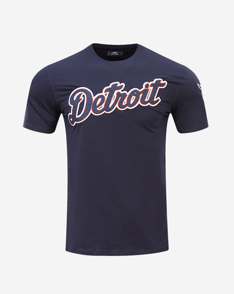 PRO STANDARD Detroit Tigers Classic Chenille Tee  LDT131158-MDN Blue 1