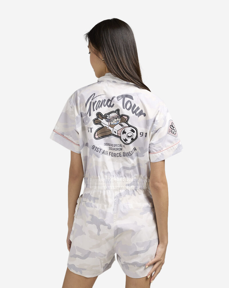 Smoke Rise Camo Romper ES24216SN-OAT White 2