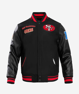 San Francisco 49Ers Retro Classic Rib Wool Varsity Jacket
