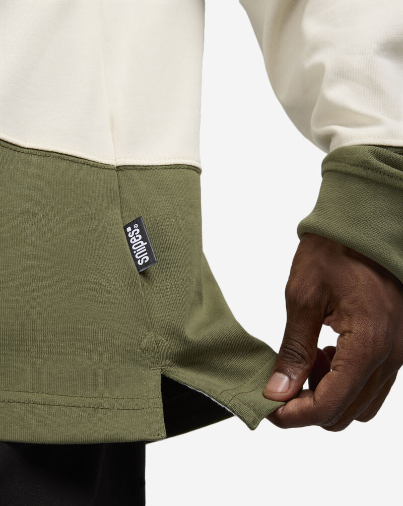 SNIPES Rugby Long Sleeve Tee FW25MF006-711 Green 4