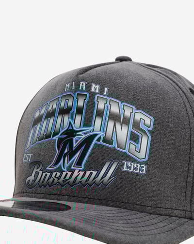 9Fifty Miami Marlins Washed A-Frame Snapback Hat 9Fifty Miami Marlins Washed A-Frame Snapback Hat