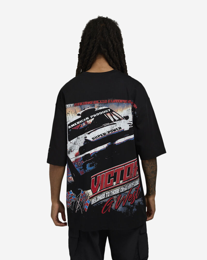 G West Racing Club Tee GWDSPPT9110 Black 2