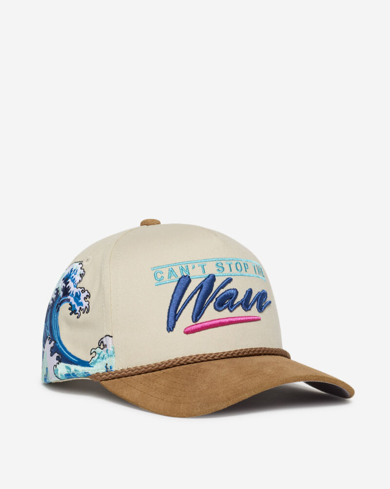 Field Grade Can't Stop the Wave Twill Trucker Hat 1004931 Beige 1